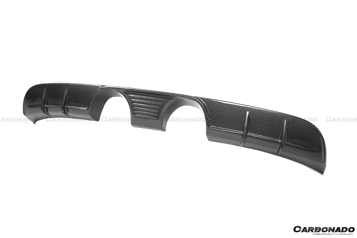 2016 - 2019 Porsche 911 991.2 Carrera/Targa/S/4S/GTS Style Middle Exhaust Rear Lip